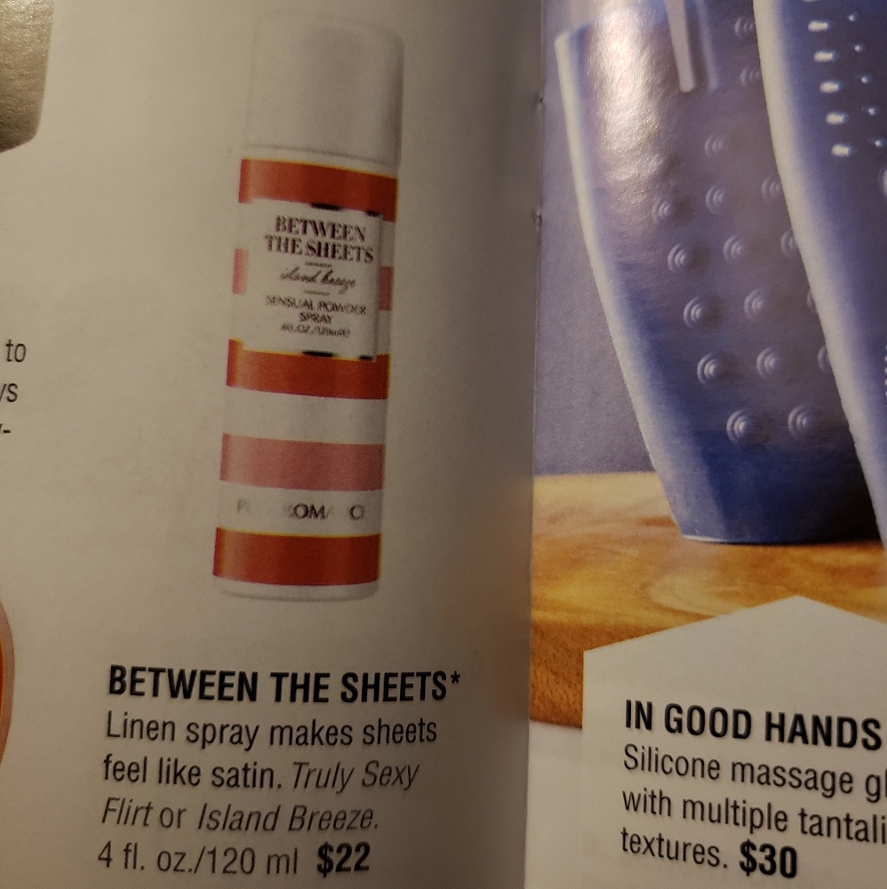 Between the sheets spray